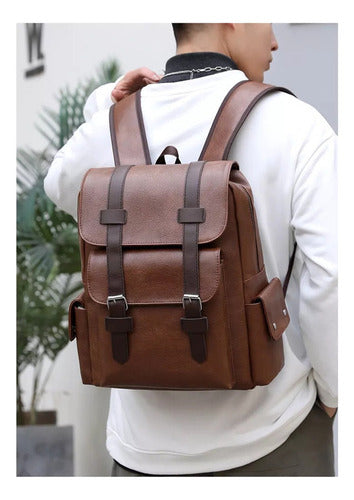 BOLSO VINTAGE CAFE CLARO